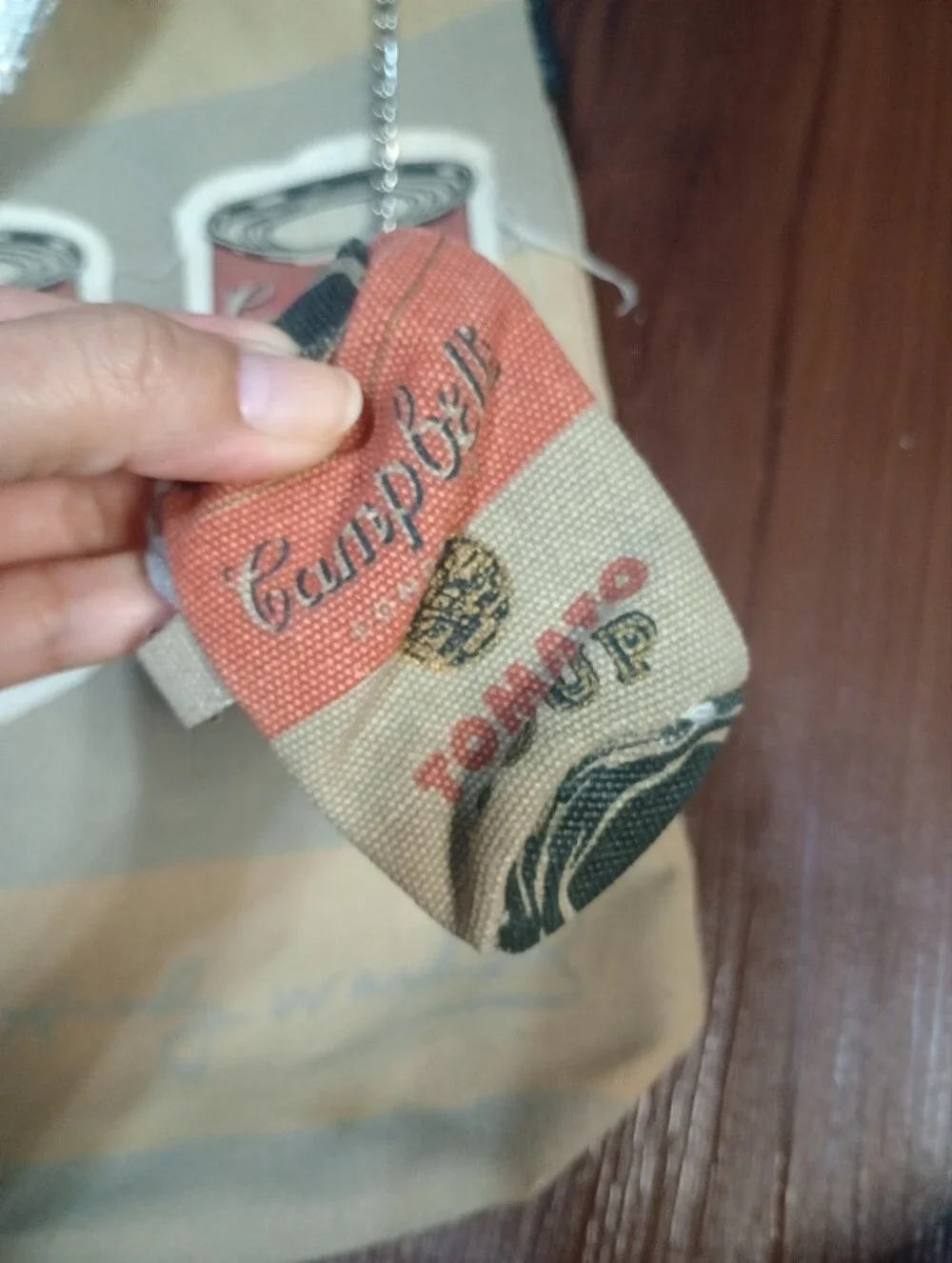 Andy Warhol Campbell's Soup Tote With Coin Purse And Rejection Letter